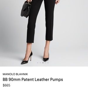 Manolo Blahnik Patent Leather Pumps